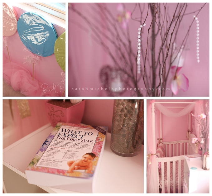 baby girl nursery details 