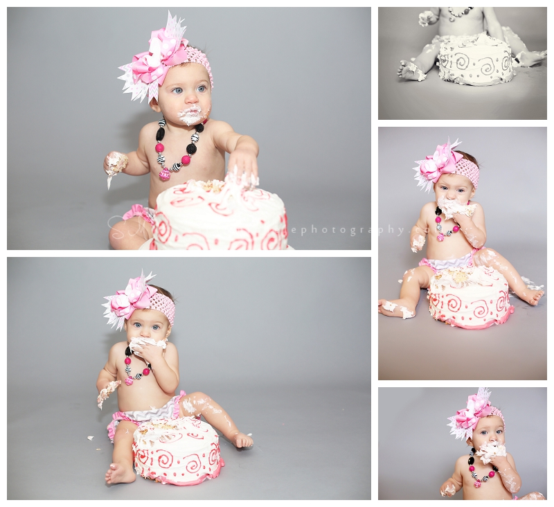 maryland family photographer cake smash college