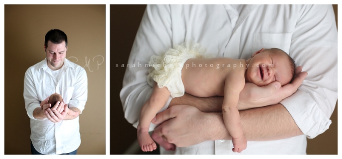 newborn photography baby girl smile 