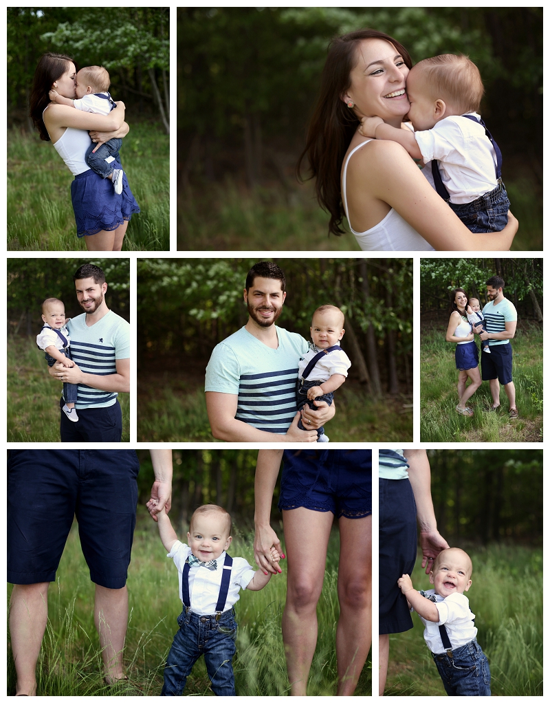 pasadena maryland family photographer wooded family session 