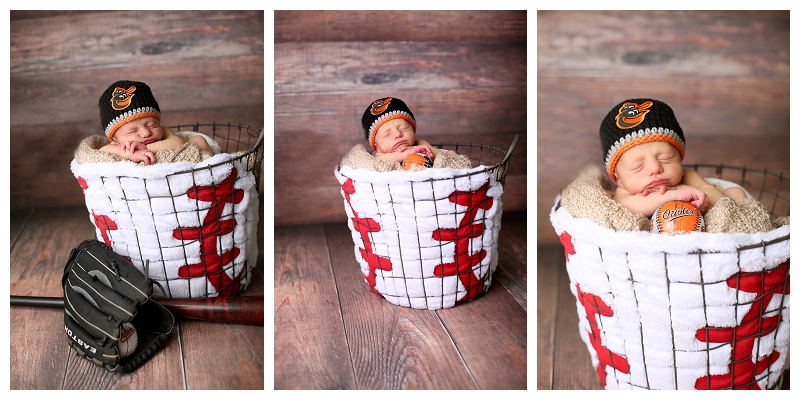 Annapolis Newborn Photographer | Orioles Baby