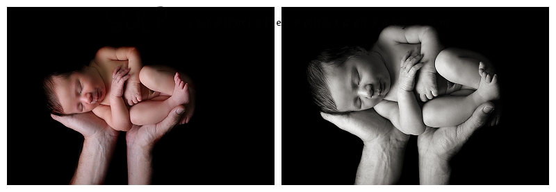 Annapolis Newborn Photographer | Newborn In hands