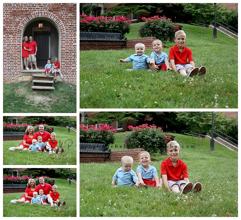 Annapolis Family Photographer lawn of state house