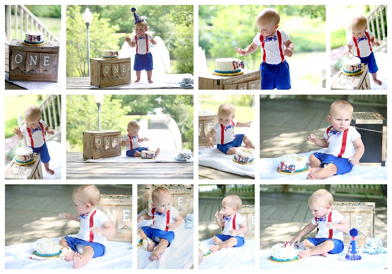 Annapolis Family Photographer | Quiet waters cake smash 