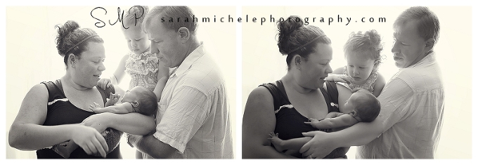 Annapolis Newborn Photographer | Black and white portriats