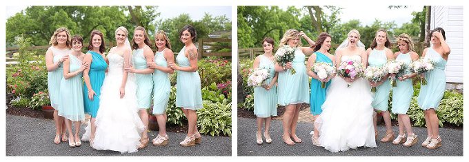 Frederick wedding photographer  bridesmaids