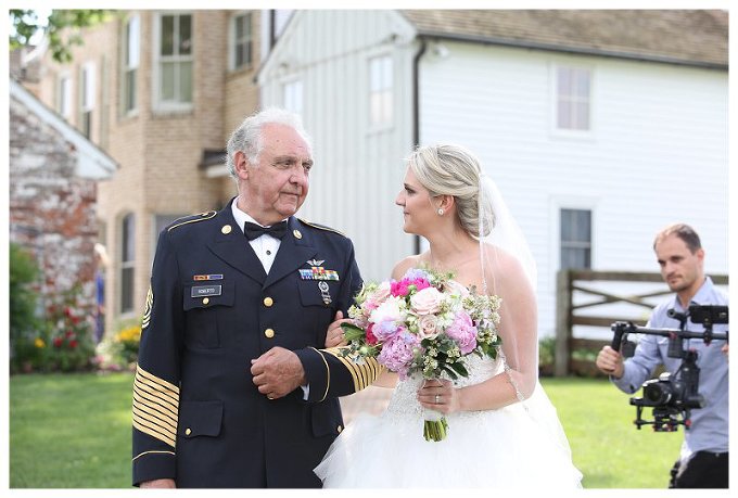 Frederick wedding photographer father daughter