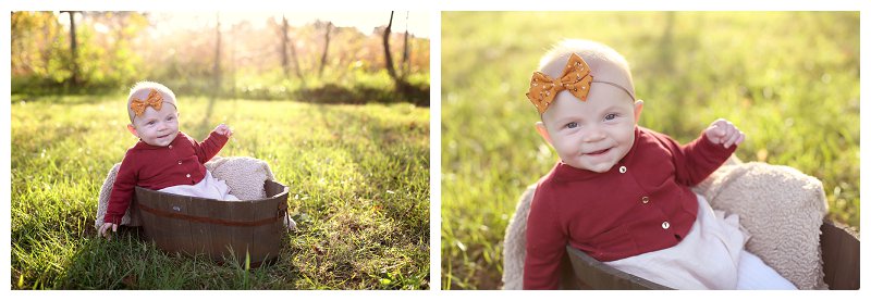 Annapolis Family Photographer  6 month fall photos
