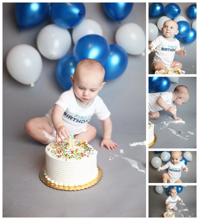 Annapolis Family Photographer cake smash