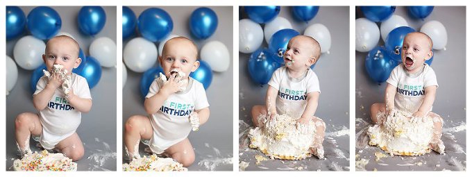 Annapolis Family Photographer cake smash