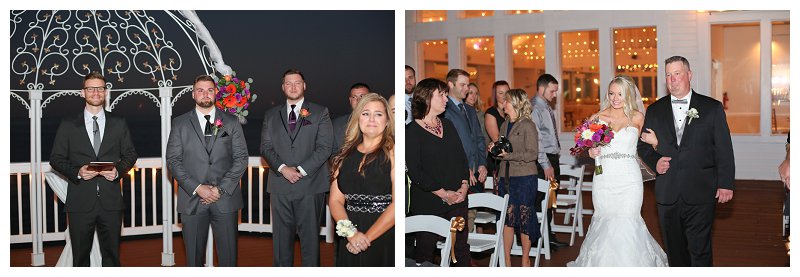 Annapolis Wedding photographer celebrations at the bay outdoor ceremony 