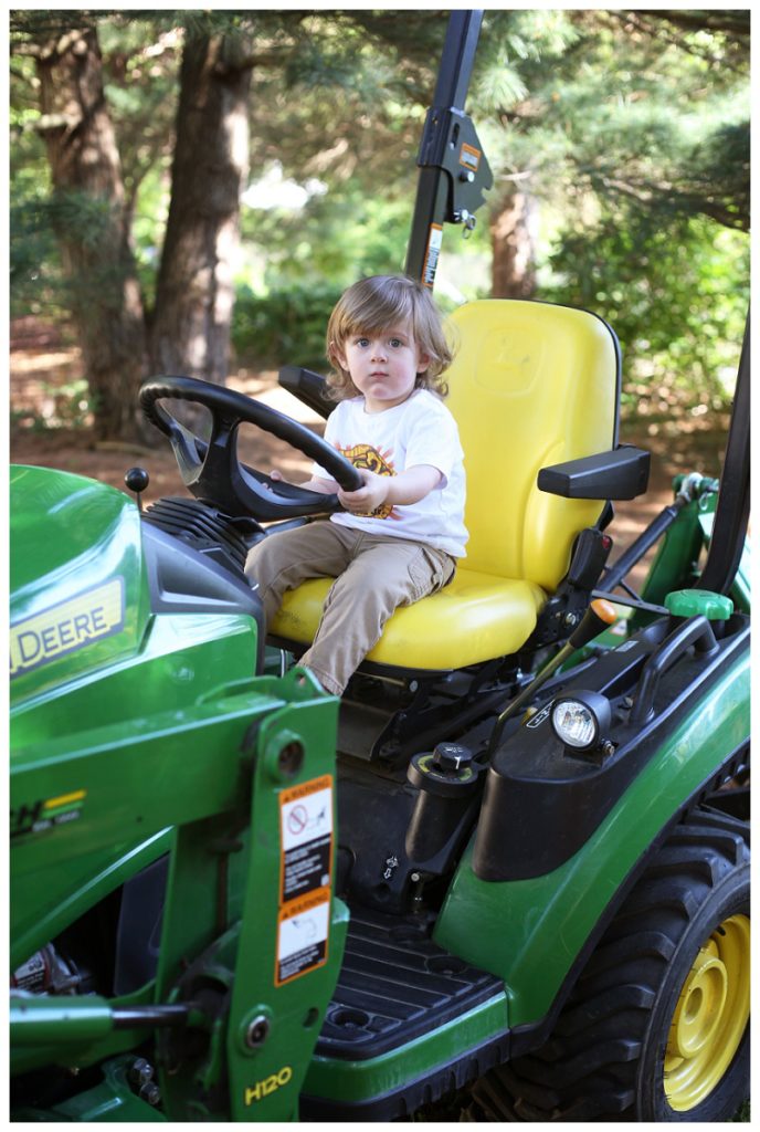 Annapolis Family Photographer tractor birthday session