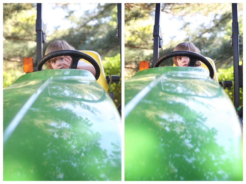 Annapolis Family Photographer tractor birthday session