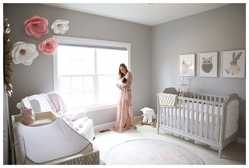 Baltimore Newborn Photographer lifestyle session