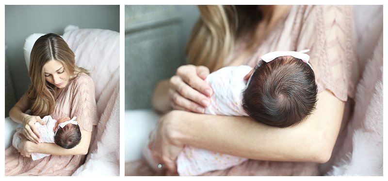 Baltimore Newborn Photographer in home 