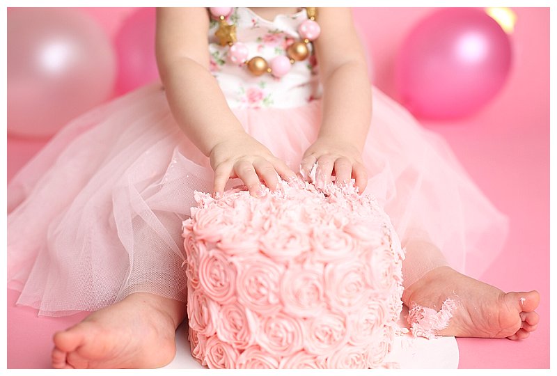 Baltimore Family Photographer first birthday cake
