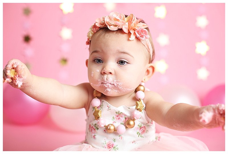 Baltimore Family Photographer cake smash 