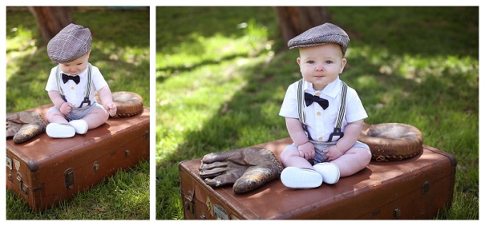 Baltimore Family Photographer antique baseball 