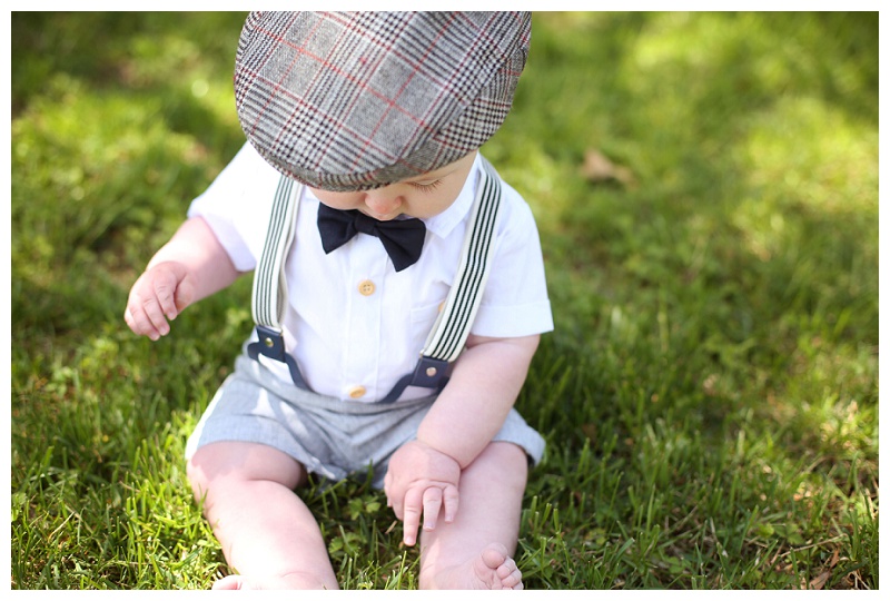Baltimore Family Photographer baby boy in hat