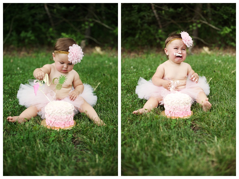 Annapolis photographer cake smash 