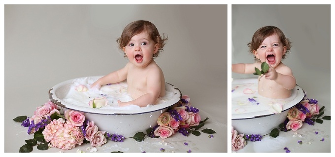 Milk Bath Baltimore Family Photographer 