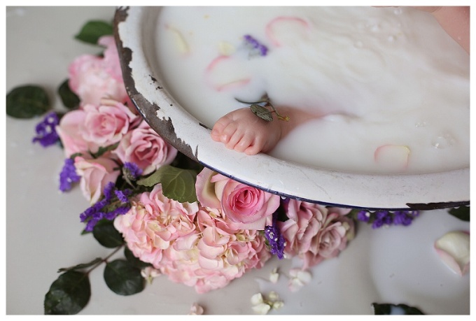 Milk Bath Baltimore Family Photographer 