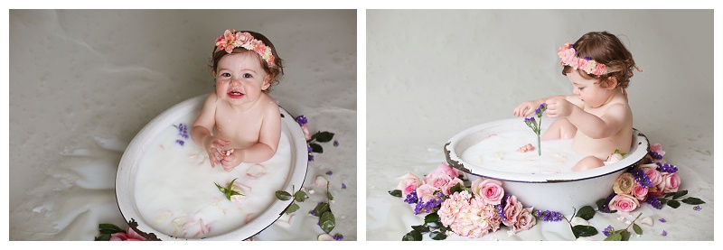 Milk Bath Baltimore Family Photographer