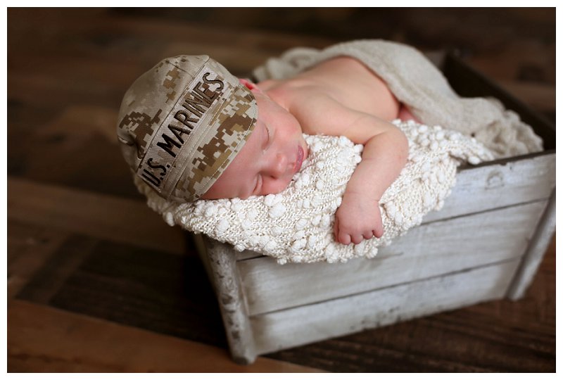 Annapolis Newborn Photographer marine baby