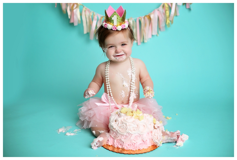 Baltimore Family Photographer cake smash 