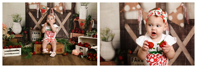 Baltimore family photographer Strawberry photos