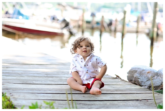 Annapolis Family photographer cake smash 