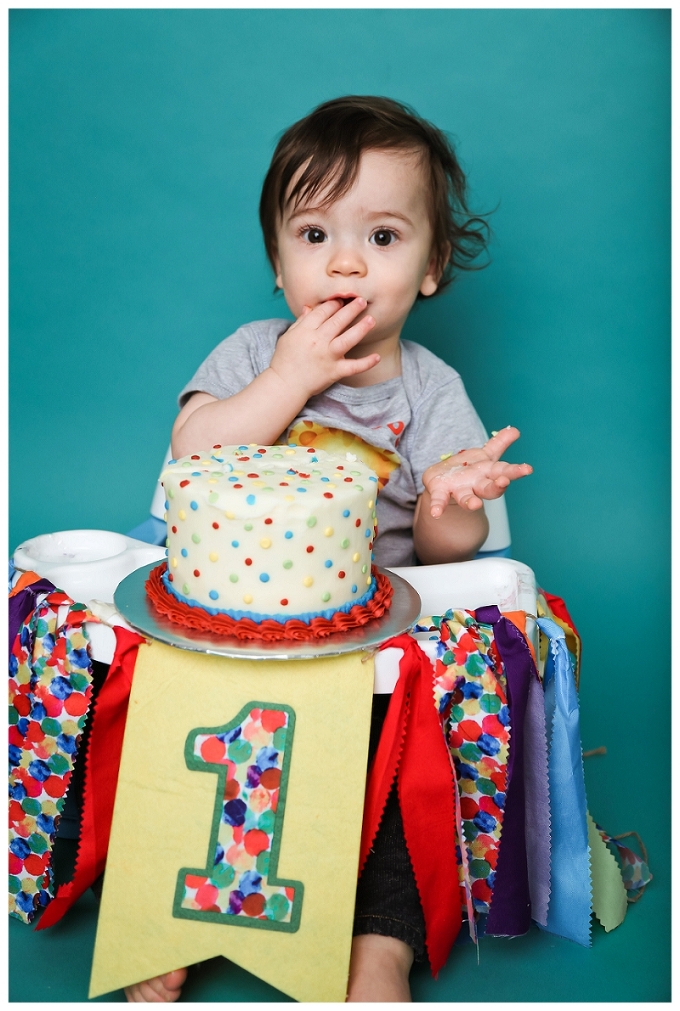 Baltimore Family Photographer Cake Smash 