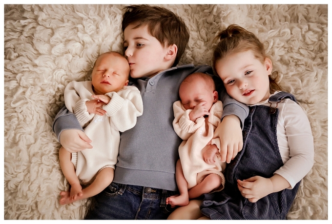 Baltimore Newborn Photographer Twins