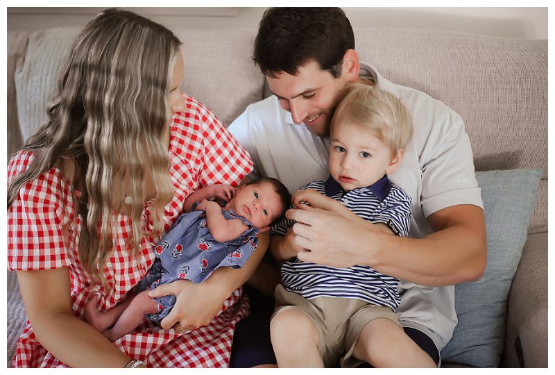 Maryland Lifestyle Newborn Photographer In home session