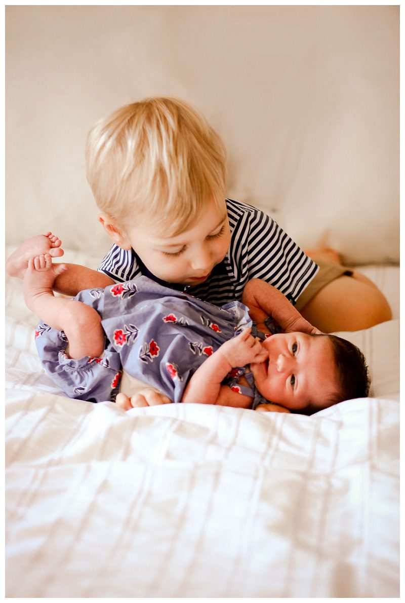 Maryland Lifestyle Newborn Photographer In home session 