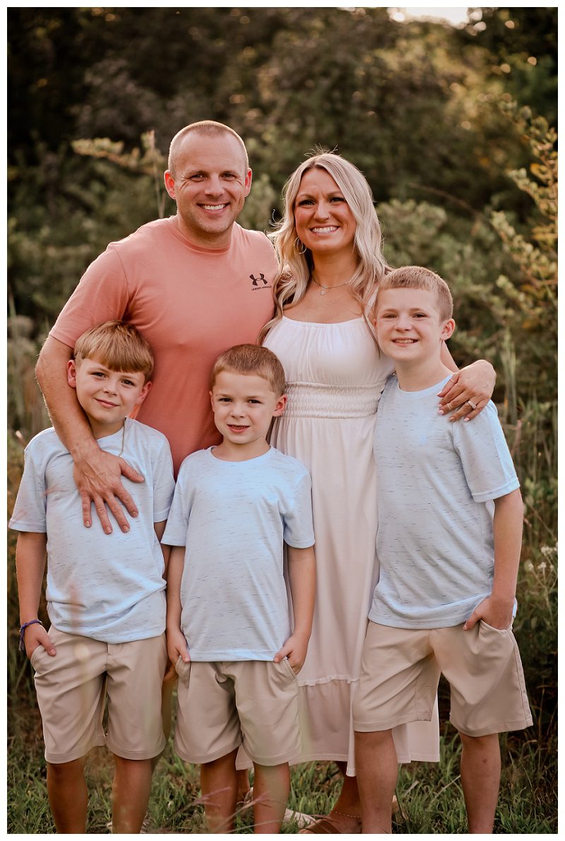 Baltimore Family Photographer family portraits sunset 