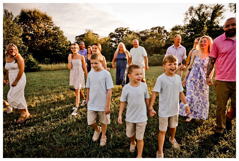 Baltimore Family Photographer golden hour 